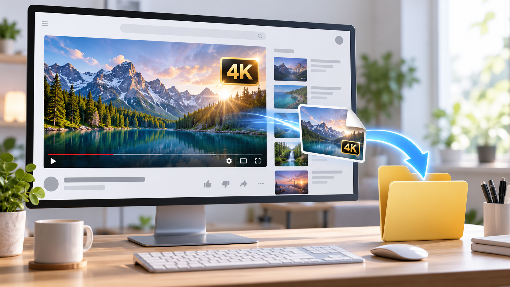 Скачивание видео с YouTube в 4K