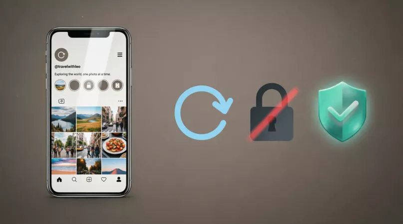 Просмотр публичного профиля Instagram