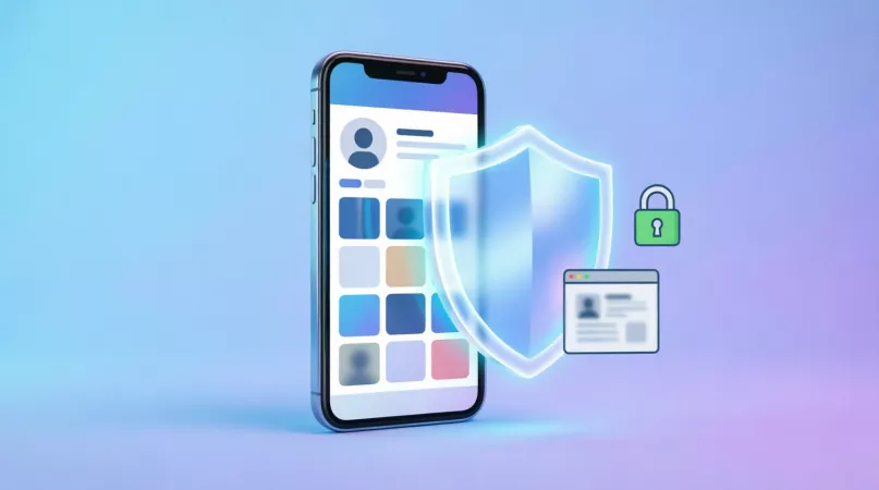 Безопасный просмотр профиля Instagram