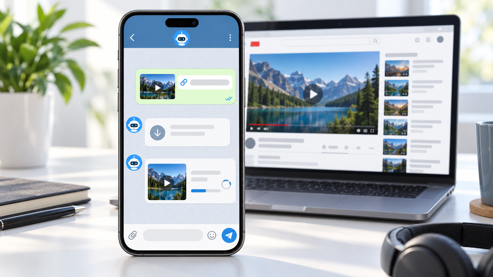 Скачивание видео YouTube через Telegram-бота