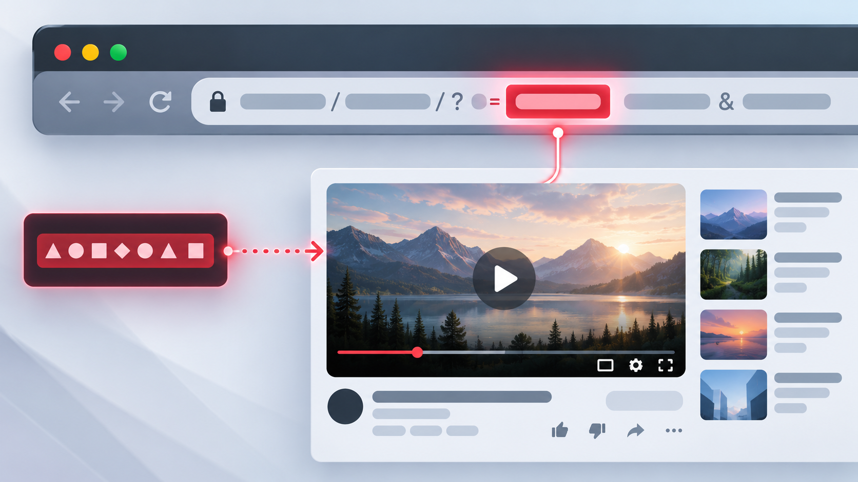 Параметр v и ID видео YouTube