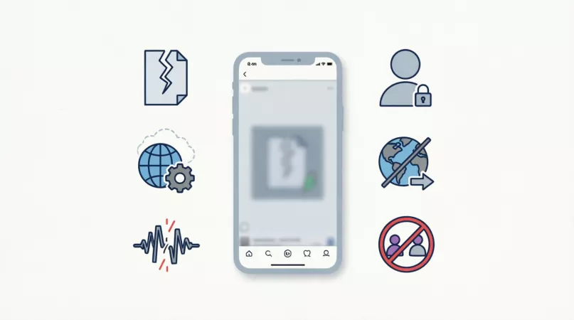 Причины недоступной Stories в Instagram