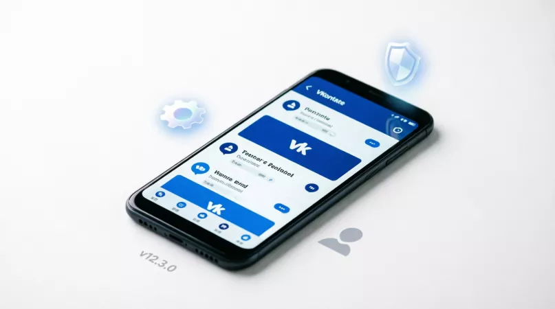 Запуск приложения ВКонтакте на телефоне