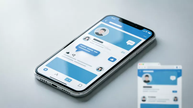 ВКонтакте на экране iPhone