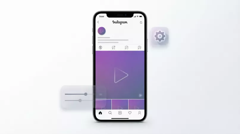 Настройка просмотров в Instagram