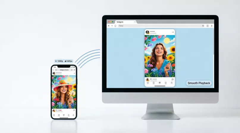 Просмотр сторис Instagram в хорошем качестве