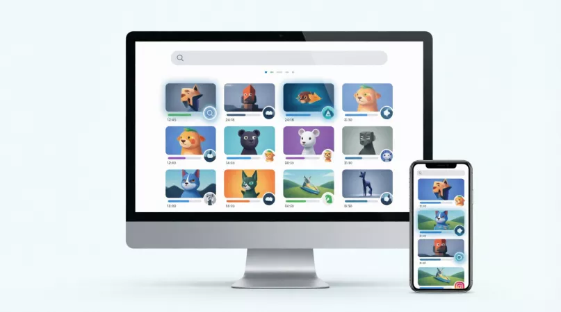 Просмотр мультфильмов Rutube