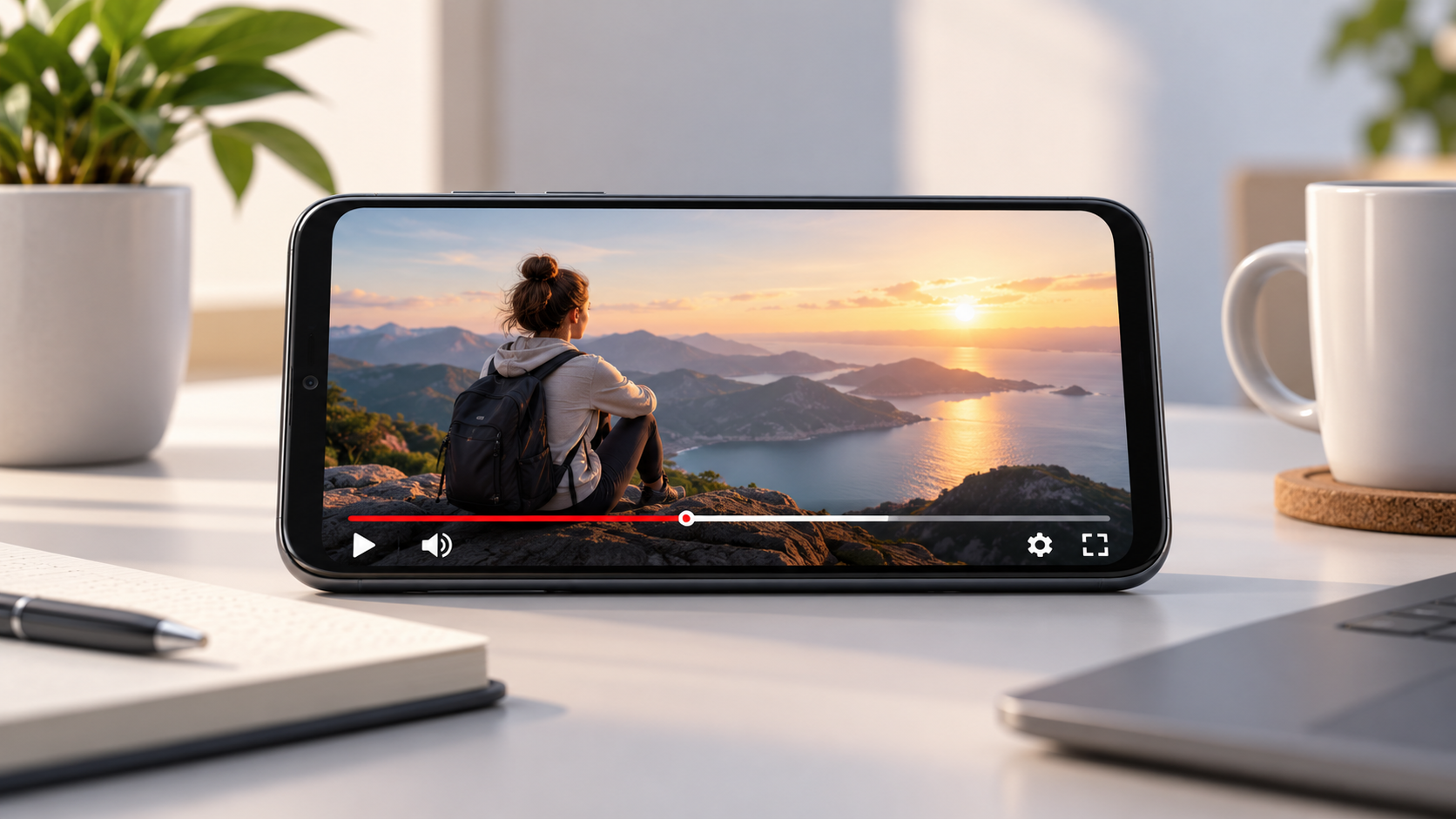 Просмотр YouTube на телефоне