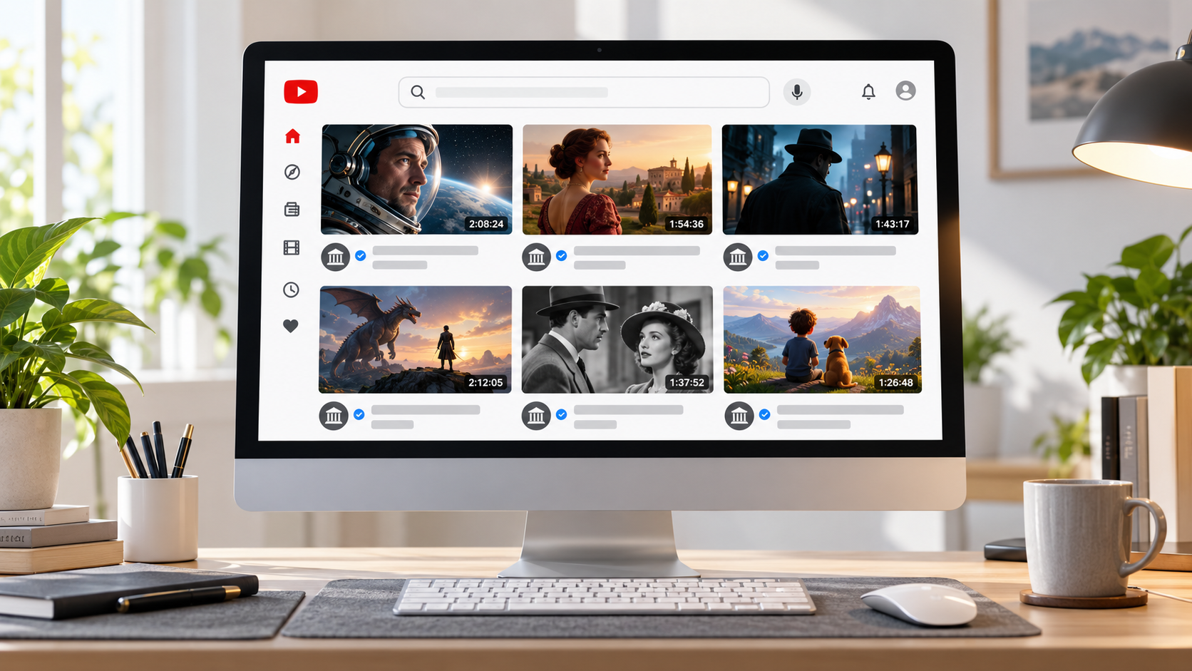 Поиск бесплатного фильма в YouTube