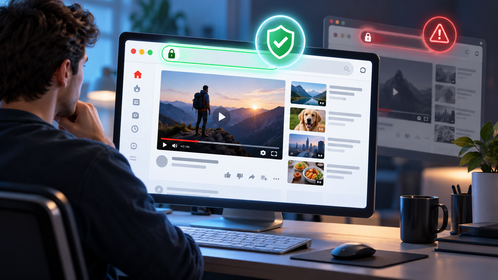 Проверка адреса сайта YouTube