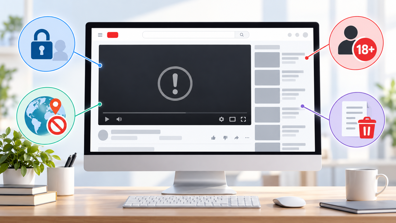 Ошибка видео недоступно в YouTube
