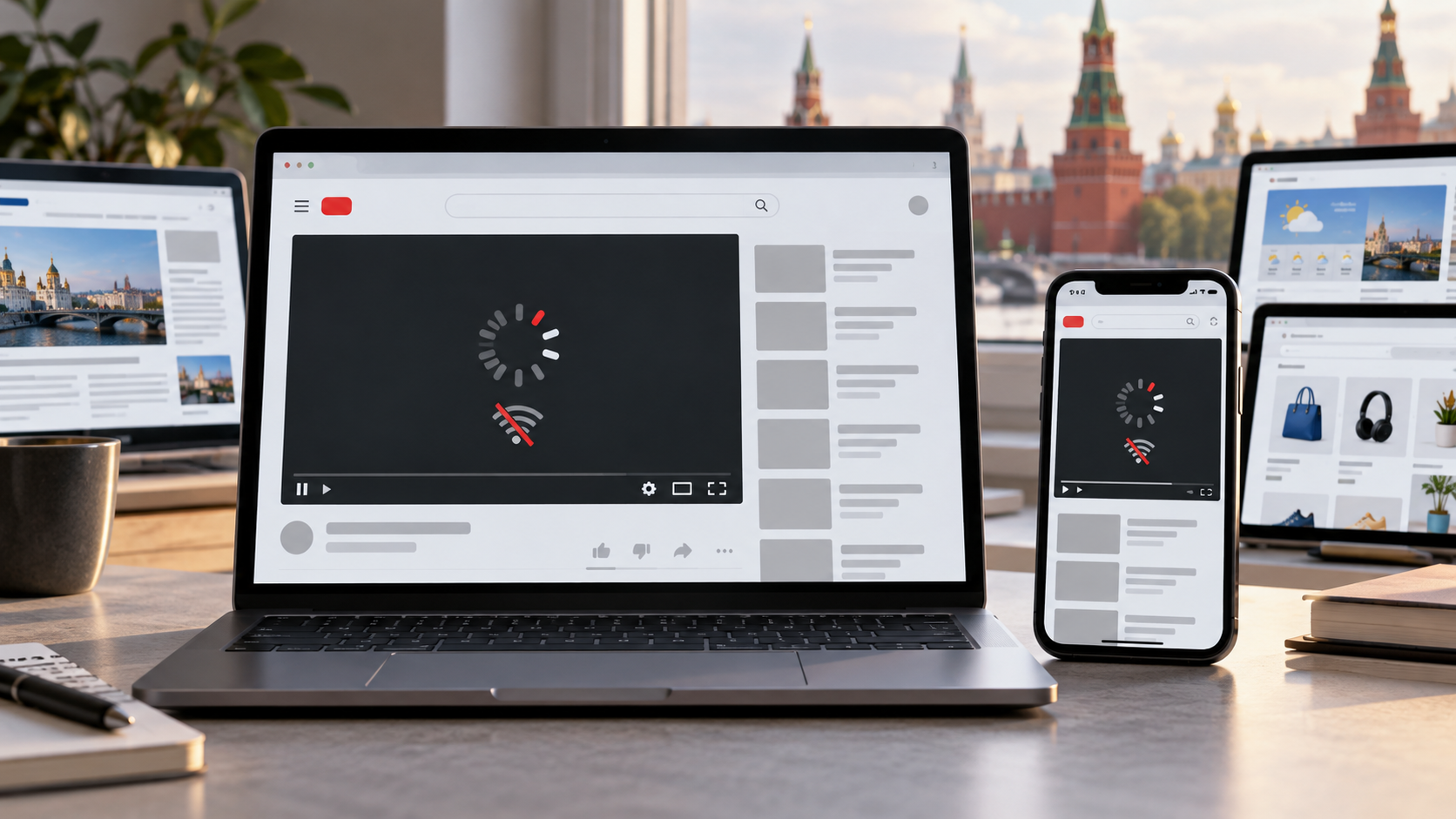 YouTube не открывается при ограничении доступа