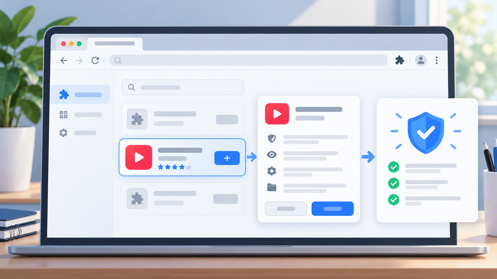 Установка расширения для YouTube