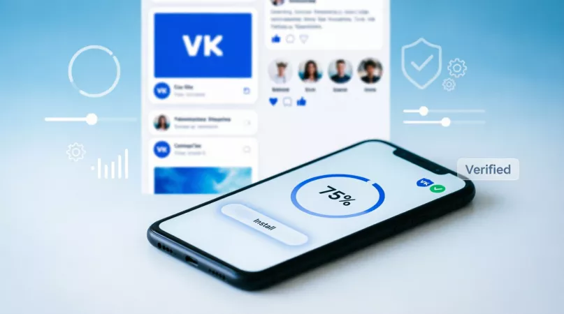 ВКонтакте на смартфоне Android