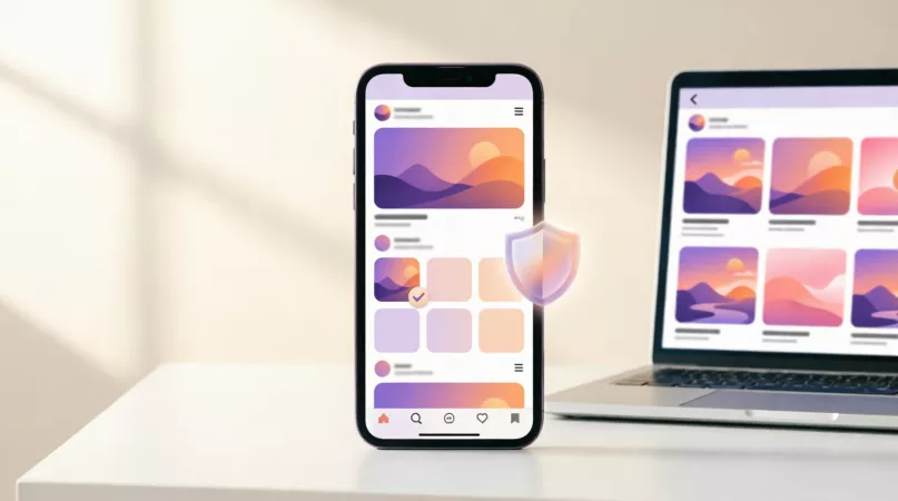 Загрузка истории Instagram на телефон