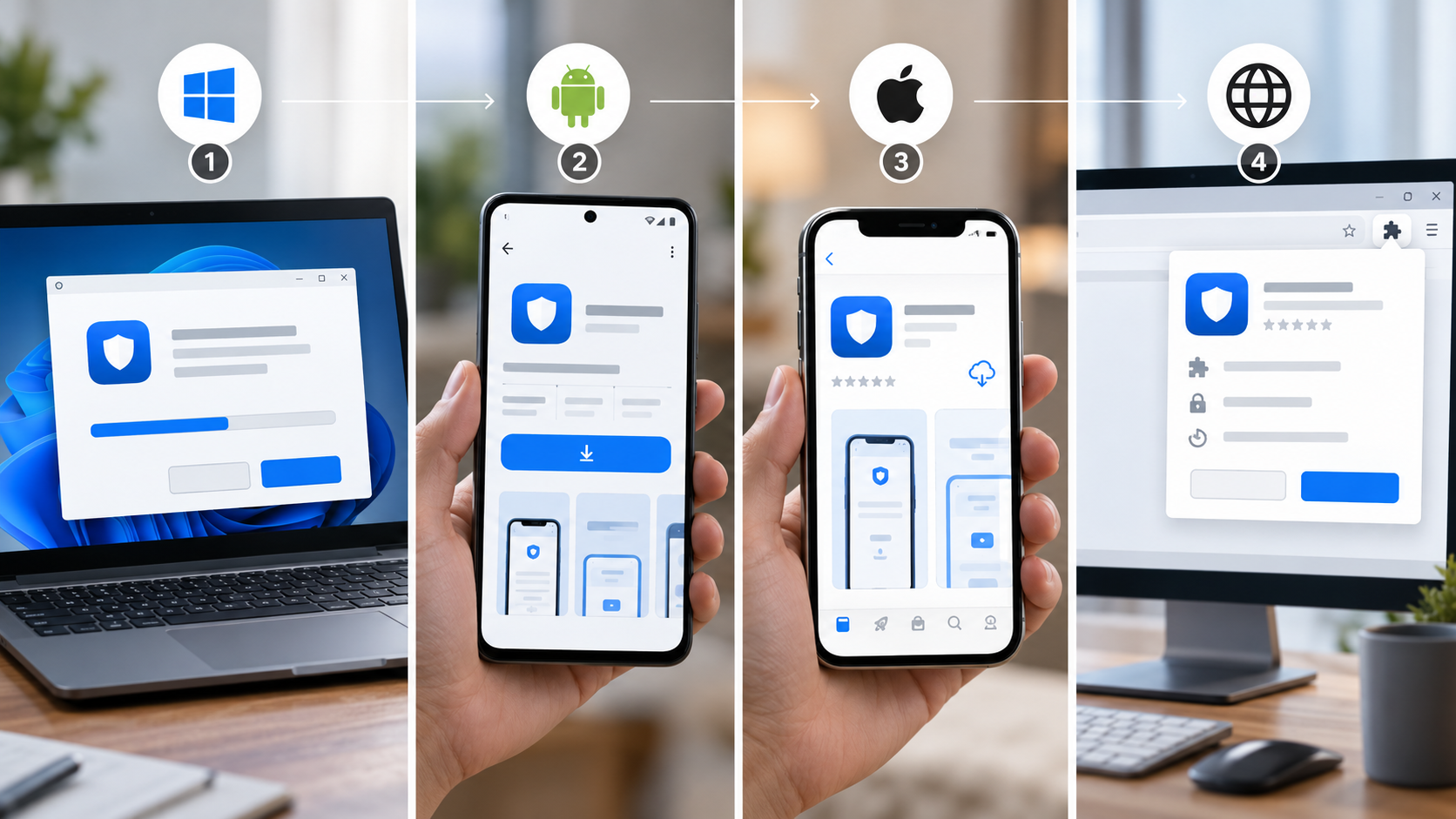Установка Юбуст на Windows и Android