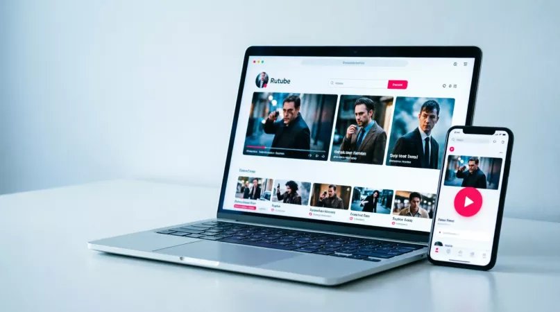 Поиск сериалов в Rutube