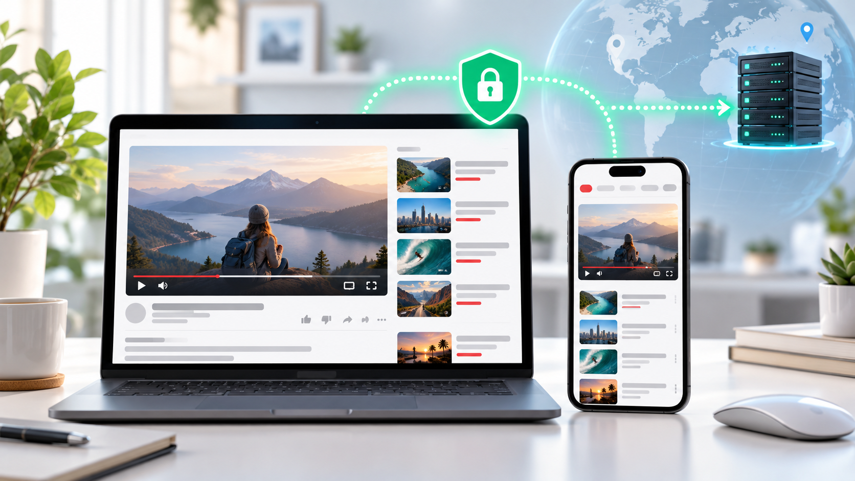 Подключение бесплатного VPN для YouTube