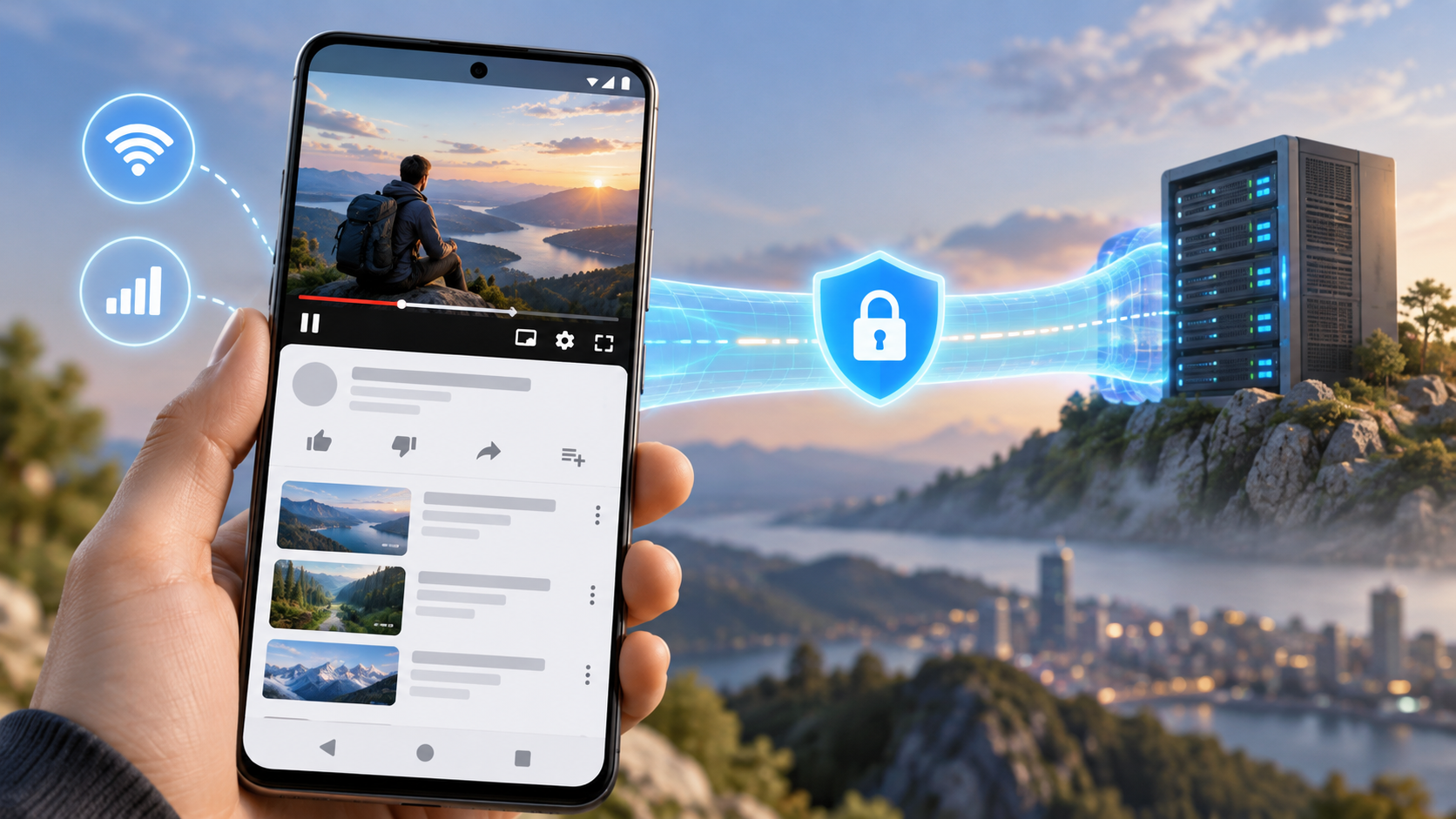 VPN для YouTube на Android: подключение