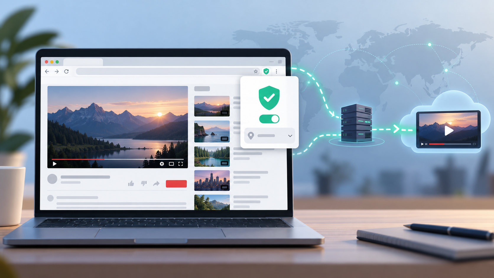 VPN-расширение для просмотра YouTube