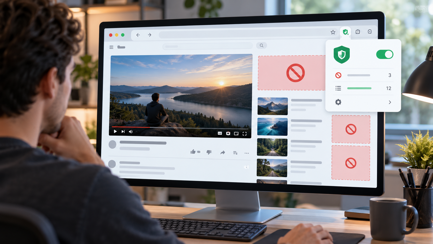 Блокировка рекламы YouTube в браузере