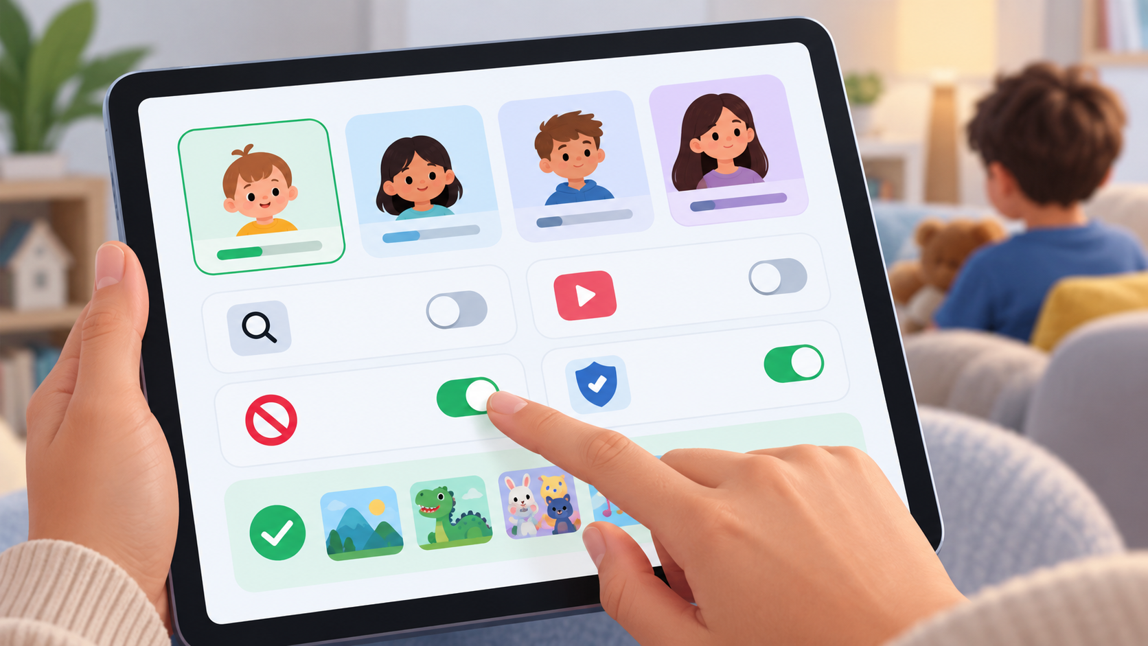 Возрастные настройки YouTube Kids