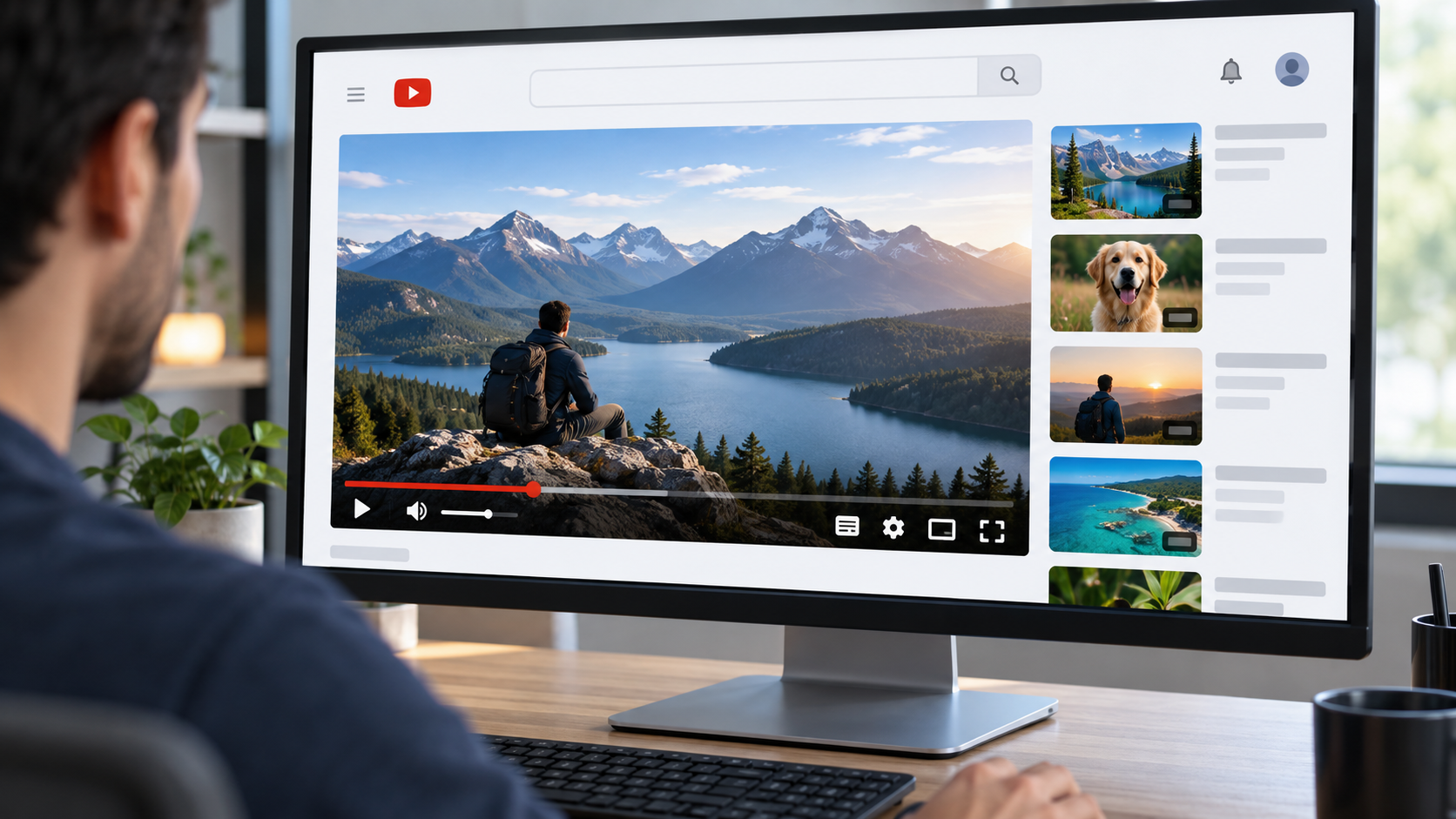 Просмотр видео на YouTube
